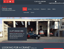 Tablet Screenshot of aliftcranehire.co.uk